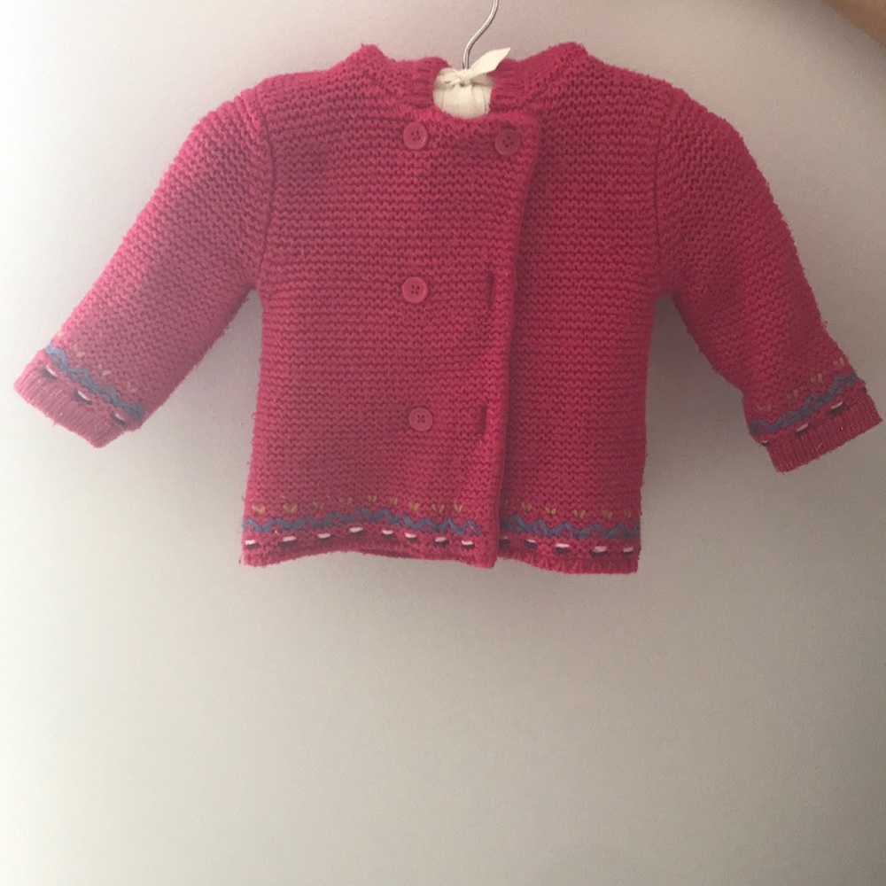 Catimini pink Cute soft coat size 6M